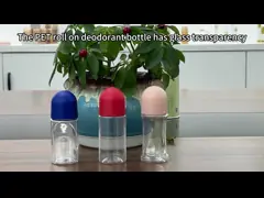 Customizable Plastic Deodorant Bottle Personalized Design For Cosmetic And Essential Oil Usage