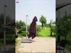 Улучшите свой сад с парасолем 3.0*3.0М Рома большой зонтик для защиты от солнца и стиля video