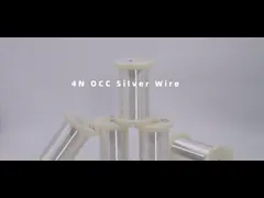 Серебряный провод высокой чистоты OCC 4N 0,10 мм video