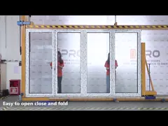 Сдвижные окна из алюминиевого стекла с встроенными жалюзи video