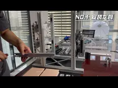 Assemble the samples bracket-Clay Brick Support System