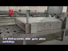 Увольнятьые огнеупорные материалы завода по изготовлению стали системы ворот скольжения QC ковша 1 сотрясают сопротивление video