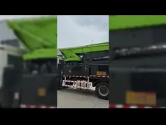 Китайский производитель 65м бетонный бум насос грузовик с 295 шины video
