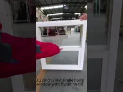 Excellent After-Sales Service Custom Design PVC Windows Single Hung