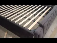 Кровать 12145GOITALIA для КРОВАТИ гостиницы роскошного бархата мальчиков дома салона дизайна дня девушки современной обитой современной двойной одиночной video