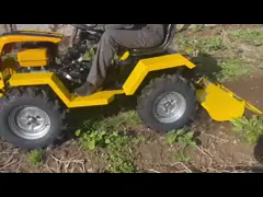 18hp Full Time 4x4 Gasoline Mini Tractor With Back Rotary Euro V Certified Engine