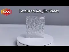 Прозрачный текстурированный акриловый лист 3 мм 5 мм 6 мм ПММА полосатый для декора video