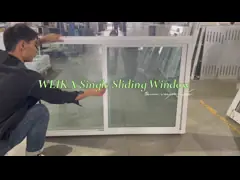 Двухскатные окна для улучшения световой передачи UPVC Сдвижные окна и двери video