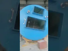 Высокоэффективная FRP интегрированная предварительно сконструированная насосная станция канализация дождевая вода Вертикальный FRP сосуд давления video
