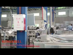 Теплоизоляционная стена стена металлическая панель устойчивая к ультрафиолету для декорации зданий video