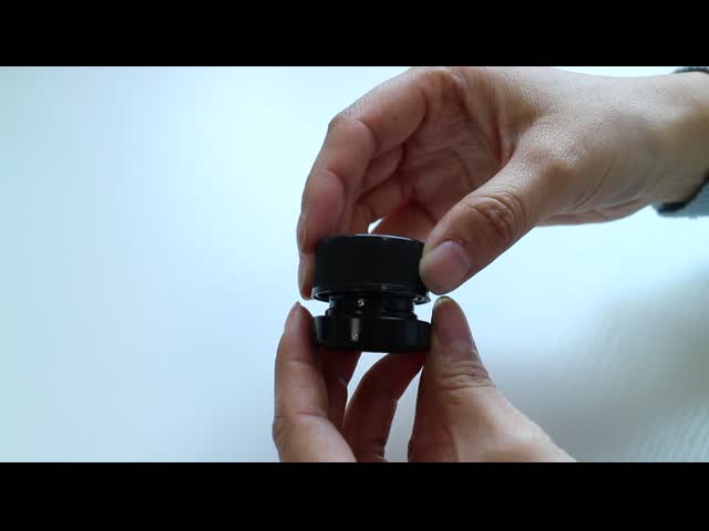 Round Black UV Glass Concentrate Jar Containers 5ml 10g