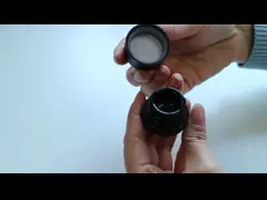 4ml 5ml 7ml 9ml Черный квадратный концентрированный поп-картон Противозащитный от детей стеклянный вакуумный банка с защищенной от детей крышкой video