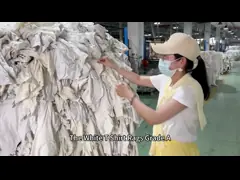 Масло корабля очищая полотенца Адвокатуры 25kg/Bag 55cm белые video