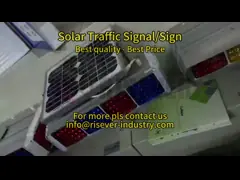 Solar Traffic Signals Solar Warning Flashing Lights For Traffic Safety