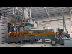 Nanjing Henglande PLC Control Two Stage Extruder System For PVC PE Cross Linking Granulating