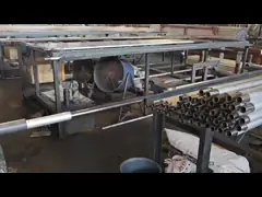 Машина для температурных труб с низким уровнем шума Круговая/шестнадцатиугольная/восьмиугольная форма 4-10 Фин 6-25 мм video