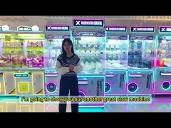 Новый дизайн аркадного крана с когтями Игрушечные торговые автоматы Монеты Работающие краны с когтями Для продажи video