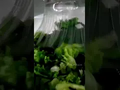 Машина для упаковки свежих зеленых салат и овощей video