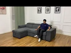 19766 L3 горячая продажа l черноты гриба софы формы софа роскошной серой складная большая удобная video