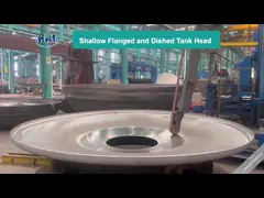 Elliptical Dished Tank Heads Stainless Steel Construction With Beveled Edge