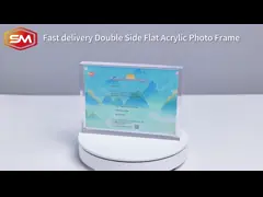 Сильная кристально прозрачная квадратная картинка магнитная акриловая фоторамка для домашнего офиса video