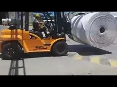 ЛП газовый двигатель Пропан СПГ 2,5 тонны газовый вилочный погрузчик для центра нагрузки 500 мм video