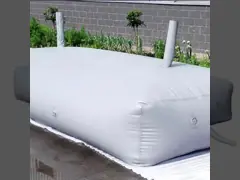 2000L Light Weight  Tarpaulin Water Tank Easy Take PVC Coated Water Tank Portable Water Tanks video
