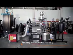 Профессиональный кофе-пекарня Автоматический барабанный пекарня из нержавеющей стали video
