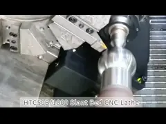 SMTCL machine à tour CNC à rail dur HTC50P 3 axes CNC fraisage avec des outils en direct machine à tour CNC
