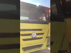 Тяжелый грузовик контейнеровоз Sinotruk HOWO 6x4 420hp Тракторный грузовик для продажи Африканский рынок video