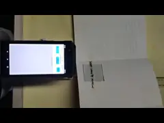 Android Rugged Industrial Hf 15693 Ручной RFID Tag Reader Мобильный терминал 1d 2d сканирование video