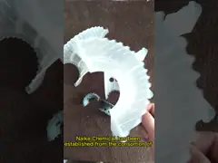 Polypropylene Plastic Random Packing Super Intalox Saddle Ring 50mm 76mm