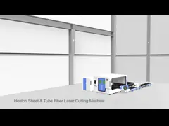 Лазерная режущая машина для резки металлических труб video