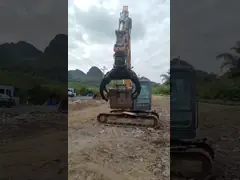 ウイイング 11-16 トンの掘削機 掘削器 4爪 持てる木材