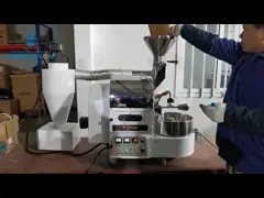 Микрокофе пекарня Домашний магазин Коммерческая машина для печения кофе video