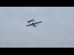 Двойной вертикальный хвост беспилотный летательный аппарат большой дальности с высокой грузоподъемностью video