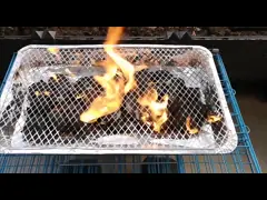 屋外 ミニポータブル 一回用 即座炭焼き ツール キャンプ ピクニック 焼き