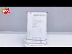 Размер на заказ рабочий стол Прозрачные картинные рамки Акриловые фоторамки с винтовой стойкой video