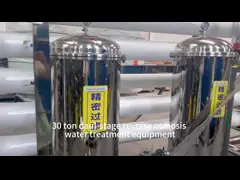 Эффективность затрат 30 тонн очищенная система фильтрации воды для пищевой фабрики video