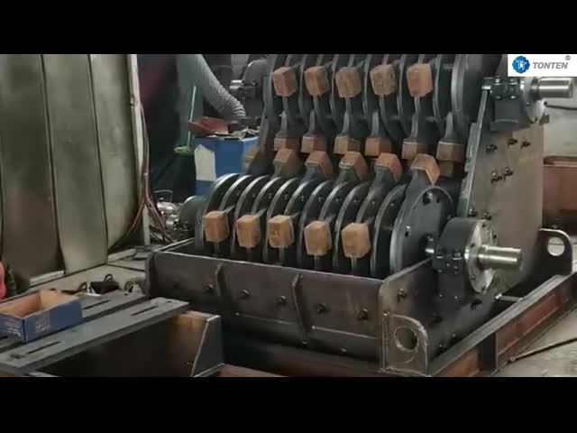 Мокрый материал двухступенчатый не экрановый дробилка Машина двухступенчатого камня дробилка видео