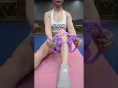 4 колеса мышечный массаж пенообразный ролик 360 градусов фиолетовый настройка video