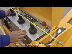 6-30м SNSC Самоходные электрические дизельные телескопические бум-лифты онлайн поддержка video