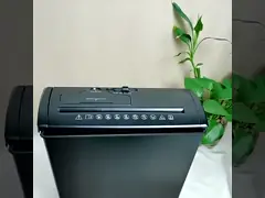 SD105P 5 Sheets Strip Cut Commercial CD Credit Card Paper Shredder With 10L Basket For Home Office