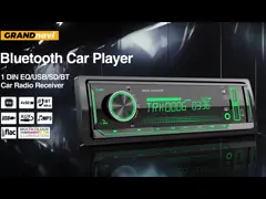 GRANDnavi Bluetooth 12v Встроенный прибор 1 Din Fm Aux В Приемник Sd Usb Автомобильный Mp3 плеер Стерео Авторадио Автомобильное радио video