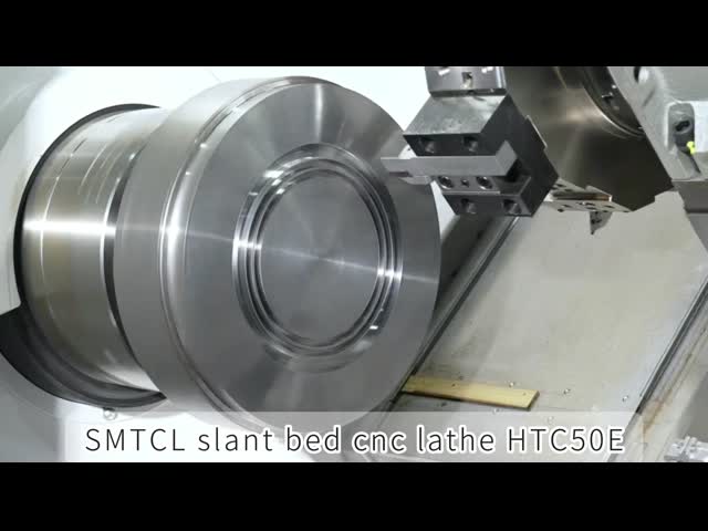 SMTCL CNC Turning Center HTC40Hm BMT55 12 позиций Силовая башня CNC токарный станком Комбо с оси Y видео