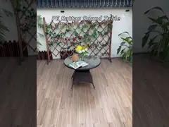 Minimalist New Nordic Courtyard Handmade PE Rattan Table and Chairs Sets