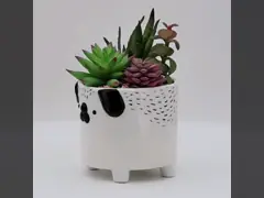 3d Animal Instagram Ceramic Mini Succulent Plant Flower Pots Customized