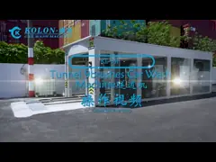 14 fırça Otomatik tünel araba yıkama makinesi uzunluğu 30000mm