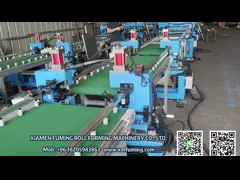 Машины для формирования линий на полках для сборки роликов Мощные системы формирования металлических роликов video