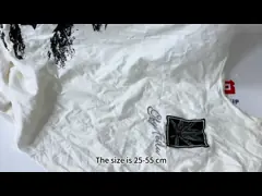 Algodón mezclado absorbente Rags del color oscuro del llano del agua video